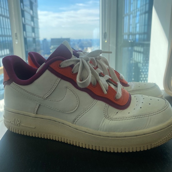 Nike Air Force 1 Low SE Sail Team Orange True Berry - Picture 1 of 6